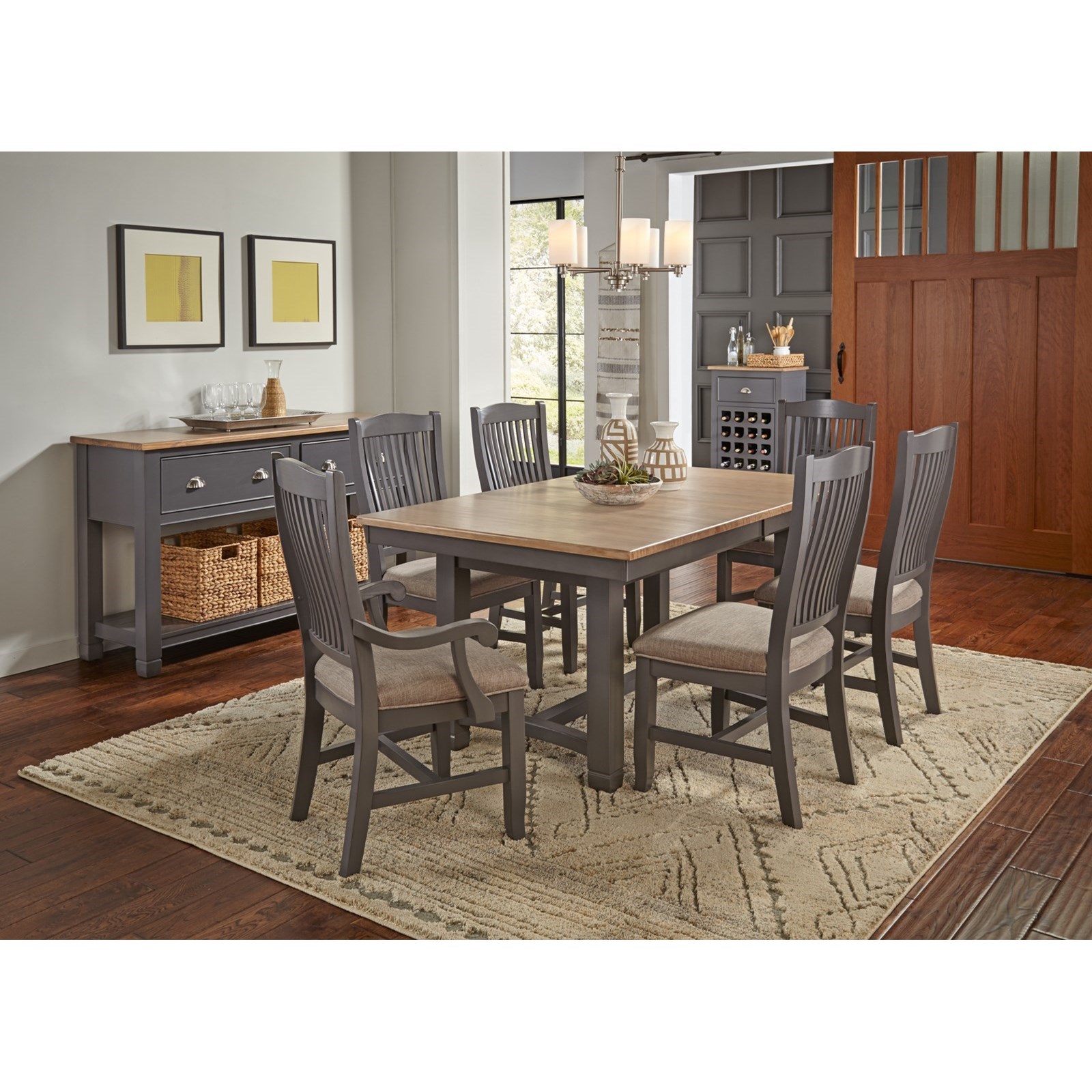 Trestle dining table set new arrivals